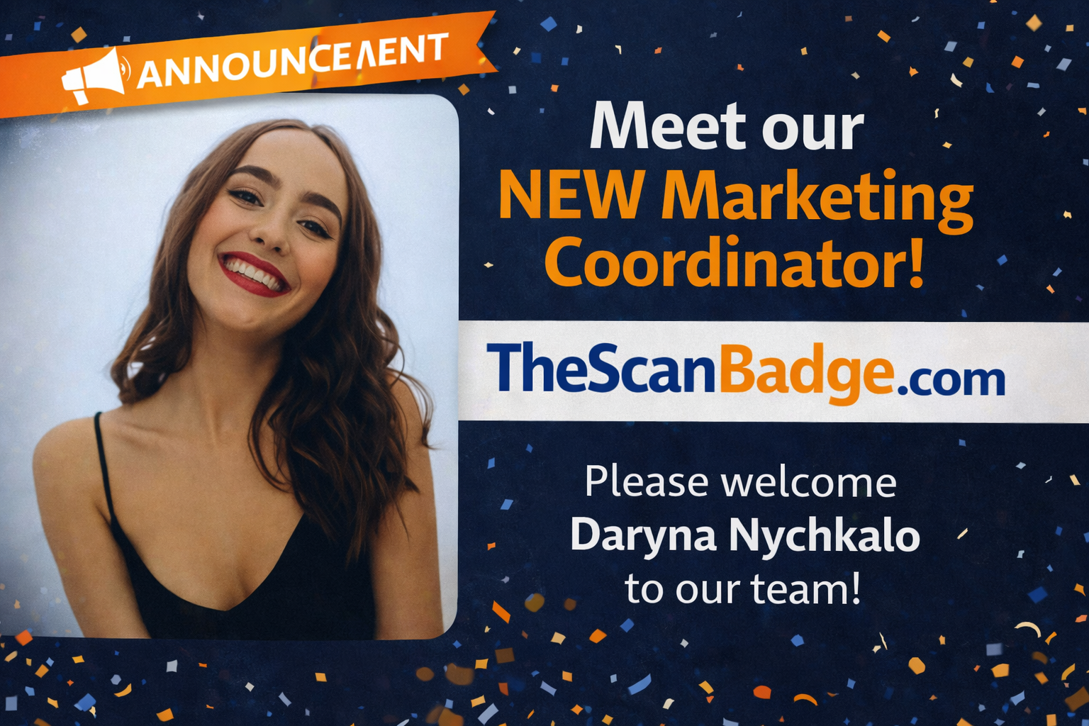 Daryna Nychkalo joins TheScanBadge as Marketing Coordinator
